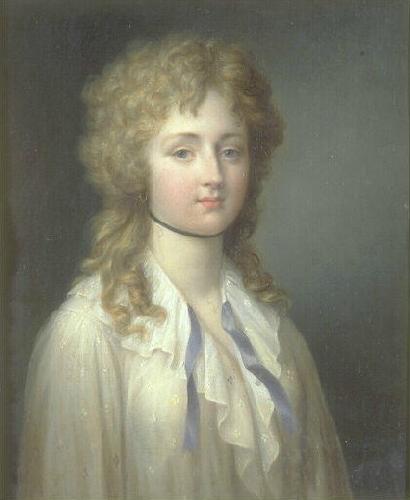 Jean-Pierre Franque Portrait of Louise Adelaide de Bourbon Germany oil painting art